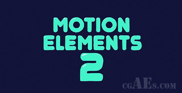 E020 300个剪片修饰元素-VIDEOHIVE – MOTION ELEMENTS 2 – 21053280