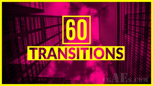 E026 60个非常酷炫的转场特效-VIDEOHIVE 60 TRANSITIONS 20545207