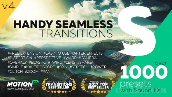 E037 1000个非常不错的转场效果-HANDY SEAMLESS TRANSITIONS V4-WITH HST SCRIPT CODE