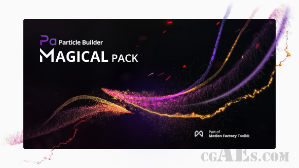 E104 强大的粒子预设|粒子魔法包-PARTICLE BUILDER | MAGICAL PACK: MAGIC AWARDS ABSTRACT PARTICULAR PRESETS