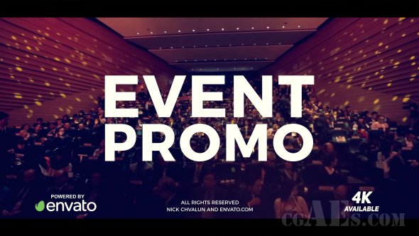 E115 活动宣传广告等片头AE模板-EVENT PROMO