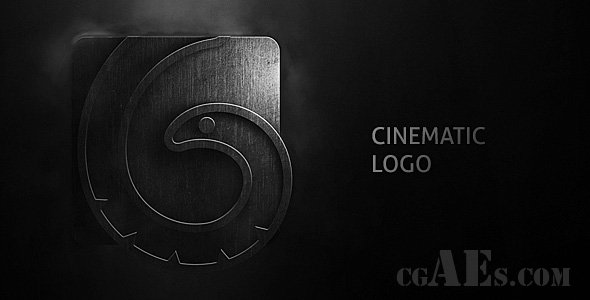 E166 电影风格的LOGO 揭示AE模板-VIDEOHIVE CINEMATIC LOGO