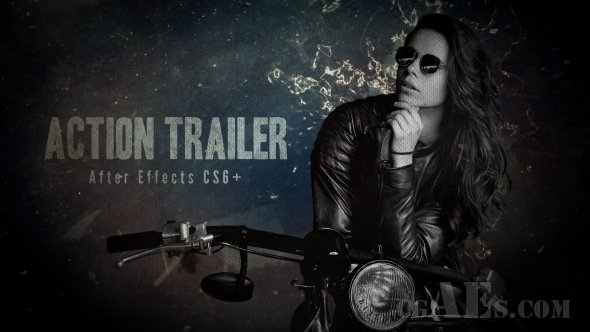 E173 史诗级动感十足的开场片头AE模板-VIDEOHIVE ACTION TRAILER 4K