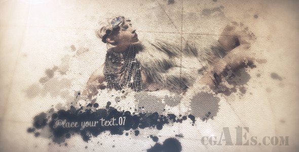 E193 泼墨风格视频展示AE模板-VIDEOHIVE ARTE