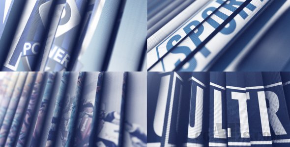 E216 运动视频开场片头模板-VIDEOHIVE DYNAMIC POWERFUL OPENER