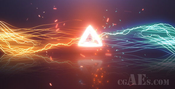 E268 粒子碰撞揭示LOGO AE模板-VIDEOHIVE ENERGY CENTRE