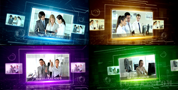 E316 高科技公司简介宣传AE模板-VIDEOHIVE HI-TECH CORPORATE SLIDESHOW