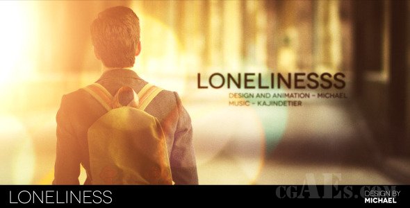 E363 孤独故事叙述包装AE模板-VIDEOHIVE LONELINESS 4384457