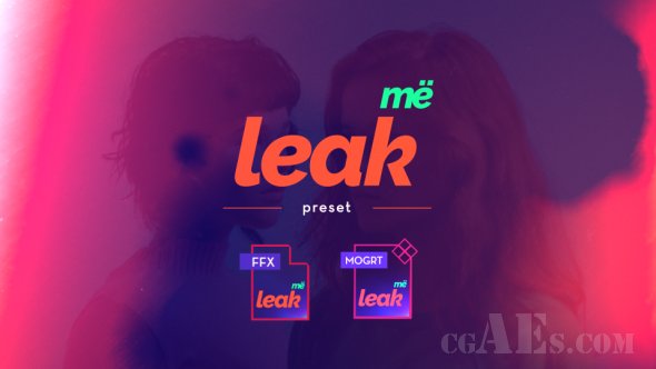 E495 眩光光晕漏光预设 AE_PR预设-LEAK ME PRESET