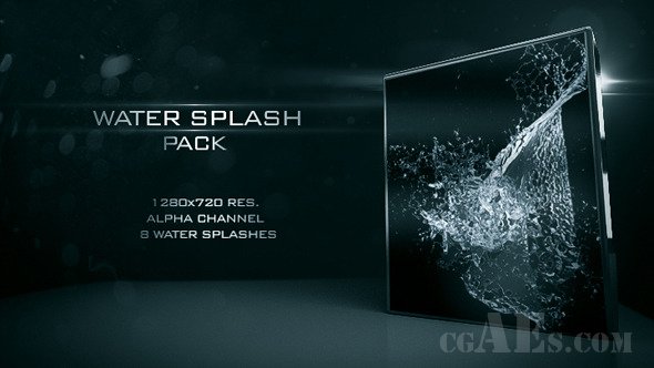 S002 水花、水溅 实拍视频-WATER SPLASH PACK 02