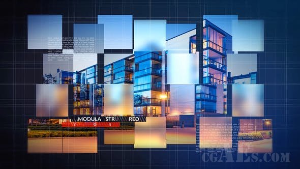 现在风格商业展示AE模板-VIDEOHIVE BUSINESS SHOWCASE_MODERN GRID 02 22576314