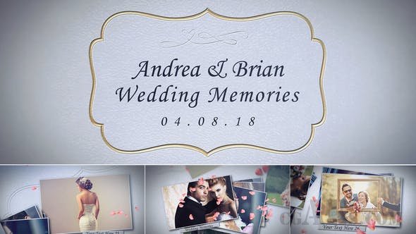 婚礼电子相册-VIDEOHIVE WEDDING MEMORIES 22407082