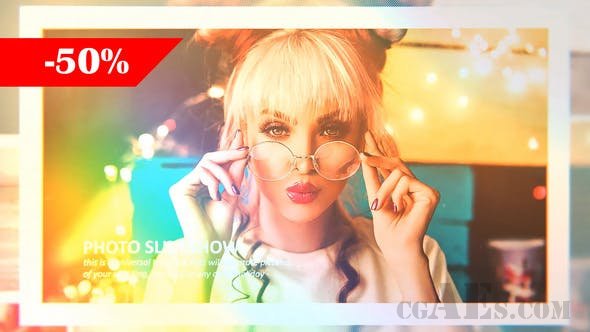 图片幻灯片展示效果AE模板-VIDEOHIVE PHOTO SLIDESHOW 24361049