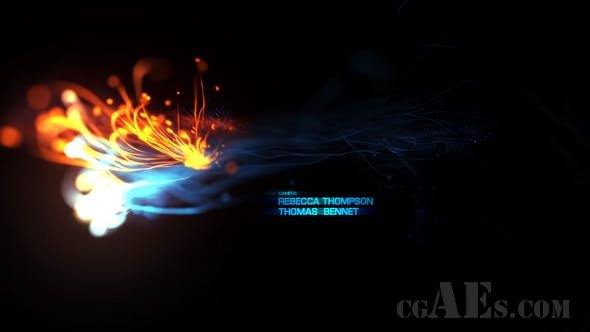 火焰燃烧中的LOGO标识 AE模板-VIDEOHIVE – FIRE OPENING TITLES – 6563190