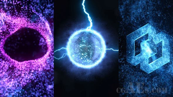 能量涡流揭示LOGO标识包装AE模板-VIDEOHIVE – ENERGY VORTEX LOGO REVEAL – 25024026