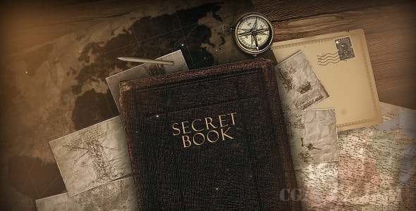 翻开书籍揭示视频包装AE模板-VIDEOHIVE THE SECRET BOOK 10677717