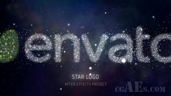 星空粒子汇聚LOGO标识AE模板-VIDEOHIVE – STAR LOGO – 20207762