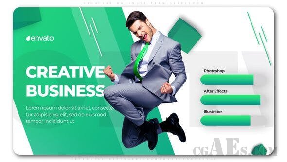创意无限的商业团队幻灯片AE模板-VIDEOHIVE CREATIVE BUSINESS TEAM SLIDESHOW 25080995