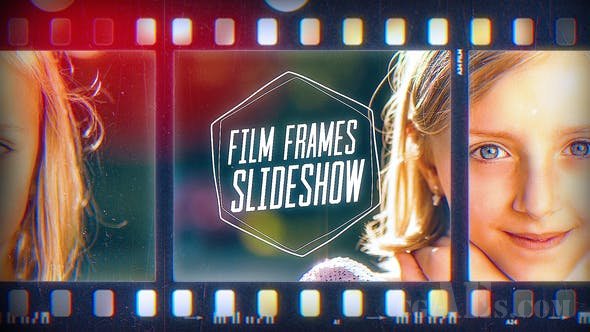 电影帧幻灯片AE模板-VIDEOHIVE – FILM FRAMES SLIDESHOW – 25083527