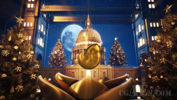 梵蒂冈金色圣诞节-VIDEOHIVE – GOLDEN CHRISTMAS IN VATICAN – 23007518