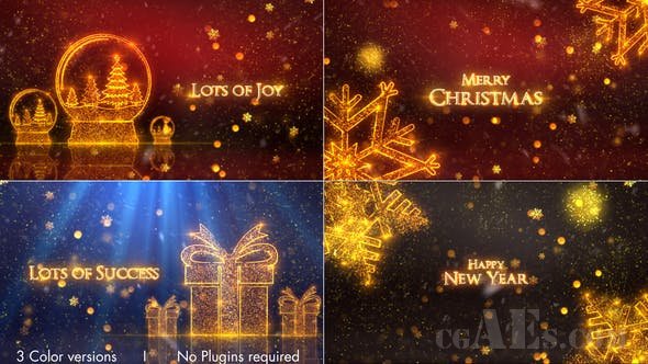 圣诞新年片头包装AE模板-VIDEOHIVE – CHRISTMAS – 22975556