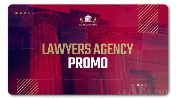 律师法律相关片头包装AE模板-VIDEOHIVE LAWYER AGENCY PROMO 25132918