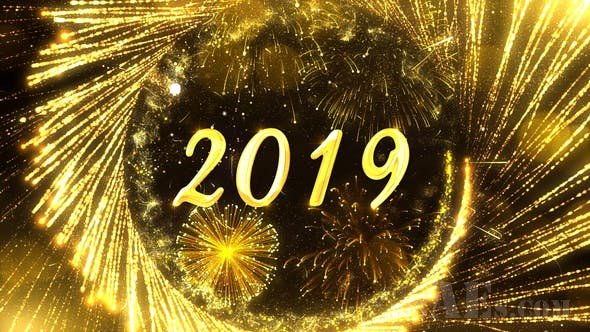 新年倒计时包装AE模板-VIDEOHIVE – NEW YEAR COUNTDOWN 2019 – 23027671