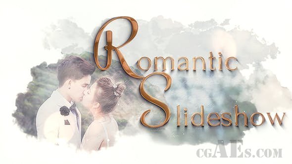 泼墨视频展示AE模板-VIDEOHIVE – ROMANTIC SLIDESHOW | AFTER EFFECTS TEMPLATE – 21406290