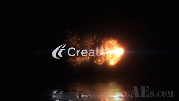 魔幻火焰揭示LOGO标识包装AE模板-VIDEOHIVE – MAGICAL FIRE REVEAL – 25055366