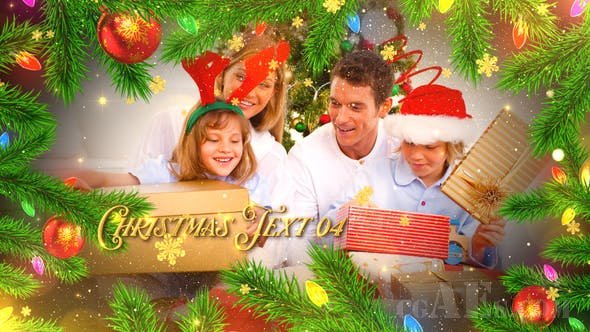 圣诞节感恩视频包装AE模板-VIDEOHIVE CHRISTMAS CELEBRATION SLIDESHOW 25145870