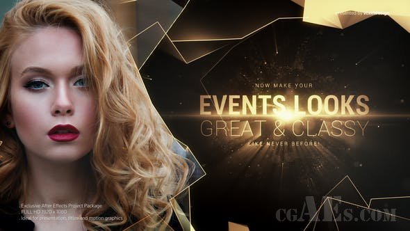 颁奖视频包装AE模板-VIDEOHIVE – EXCELLENCE AWARDS TITLES – 25002367