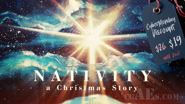 圣诞耶稣降生的故事-VIDEOHIVE CHRISTMAS NATIVITY STORY 23027276