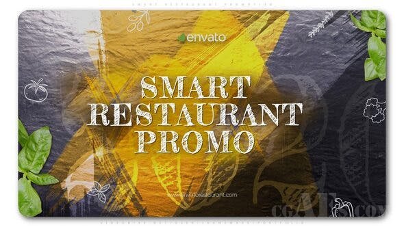 智慧餐厅介绍包装AE模板-VIDEOHIVE – SMART RESTAURANT PROMOTION – 25199821