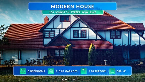 房地产广告视频包装AE模板-VIDEOHIVE – REAL ESTATE PROMO – 25191268