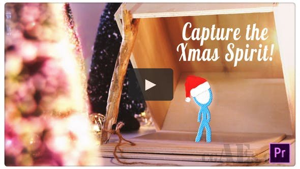 圣诞卡通祝福视频包装-VIDEOHIVE – CAPTURE THE CHRISTMAS SPIRIT! PREMIERE PRO XMAS MOGRT – 25210901