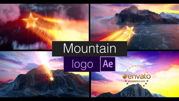 经典电影LOGO展示AE模板-VIDEOHIVE – MOUNTAIN LOGO – 23013078