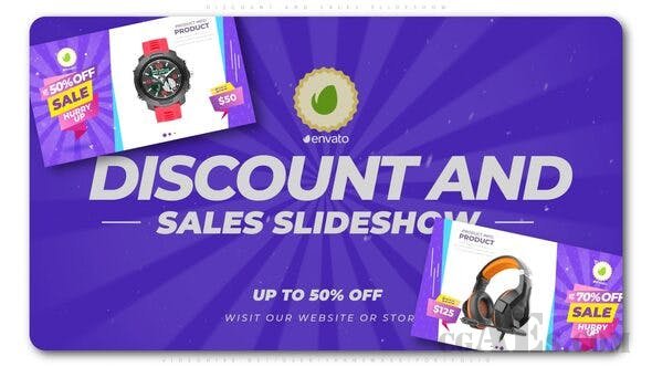 折扣和销售视频包装-VIDEOHIVE – DISCOUNT AND SALES SLIDESHOW – 25234226