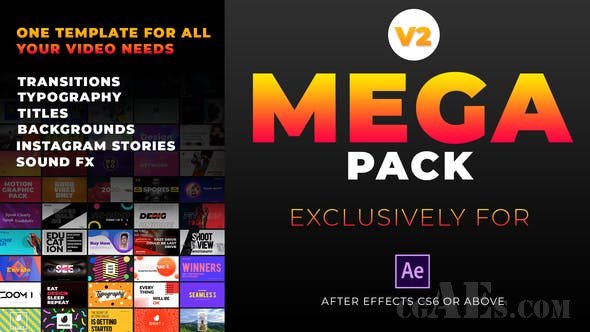 超级图形包-VIDEOHIVE MEGA GRAPHICS PACK 25185878