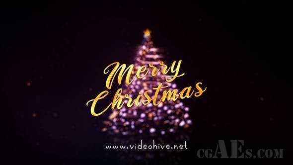 圣诞新年片头包装AE模板-VIDEOHIVE – CHRISTMAS AND NEW YEAR 3D – 25253545