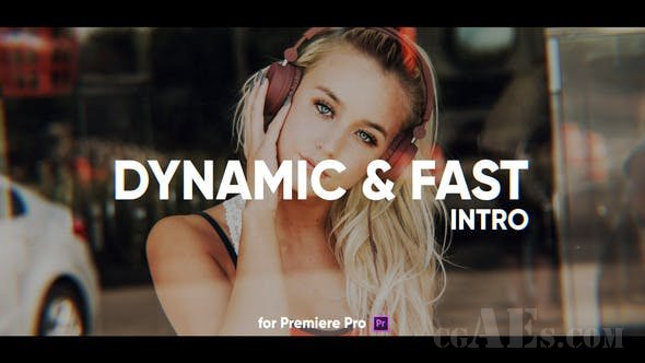 快镜头视频展示AE模板-VIDEOHIVE – DYNAMIC FAST INTRO FOR PREMIERE PRO – 25237170