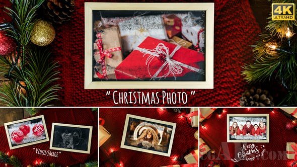 圣诞视频展示AE模板-VIDEOHIVE – CHRISTMAS PHOTO GALLERY – 22898745