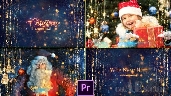 华丽圣诞节片头包装AE模板-VIDEOHIVE – CHRISTMAS SLIDESHOW – AFTER EFFECTS & PREMIERE PRO – 25275907