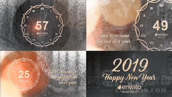 新年倒计时包装AE模板-VIDEOHIVE – NEW YEAR COUNTDOWN 2019 – 21028229