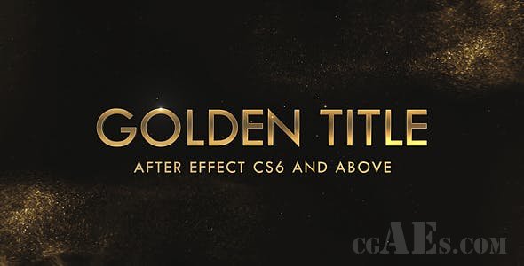 金银色标题包装AE模板-VIDEOHIVE GOLDEN SILVER TITLES 212273344