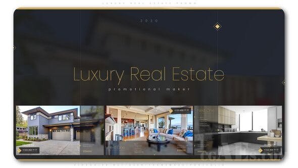 豪华房地产销售视频AE模板-VIDEOHIVE – LUXURY REAL ESTATE PROMO – 25322018