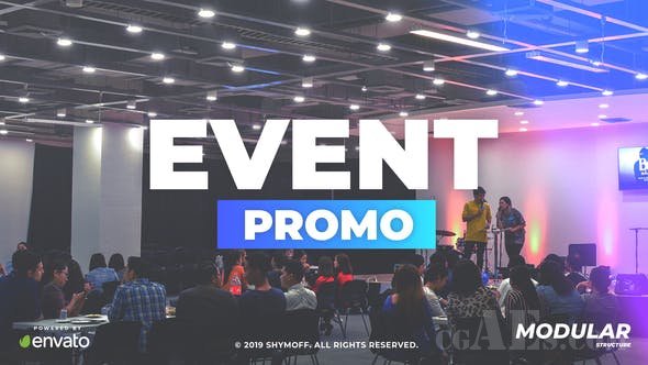 视频包装AE模板-VIDEOHIVE – MODERN EVENT PROMO – 25107736