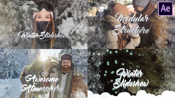 冬日风格视频包装AE模板-VIDEOHIVE – WINTER OPENER | AFTER EFFECTS – 25328467