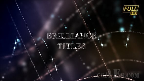 震撼标题包装AE模板-VIDEOHIVE BRILLIANCE TITLES | AWARDS TITLES 25115854