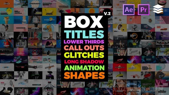 可调节大小标题包装AE模板-VIDEOHIVE – BOX AUTO RESIZING TITLES PACK V2 – 24346451