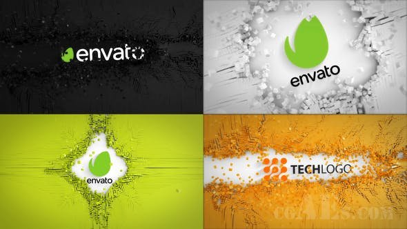 抽象魔方LOGO展示AE模板-VIDEOHIVE – ABSTRACT CUBES LOGO REVEALS – 25361578